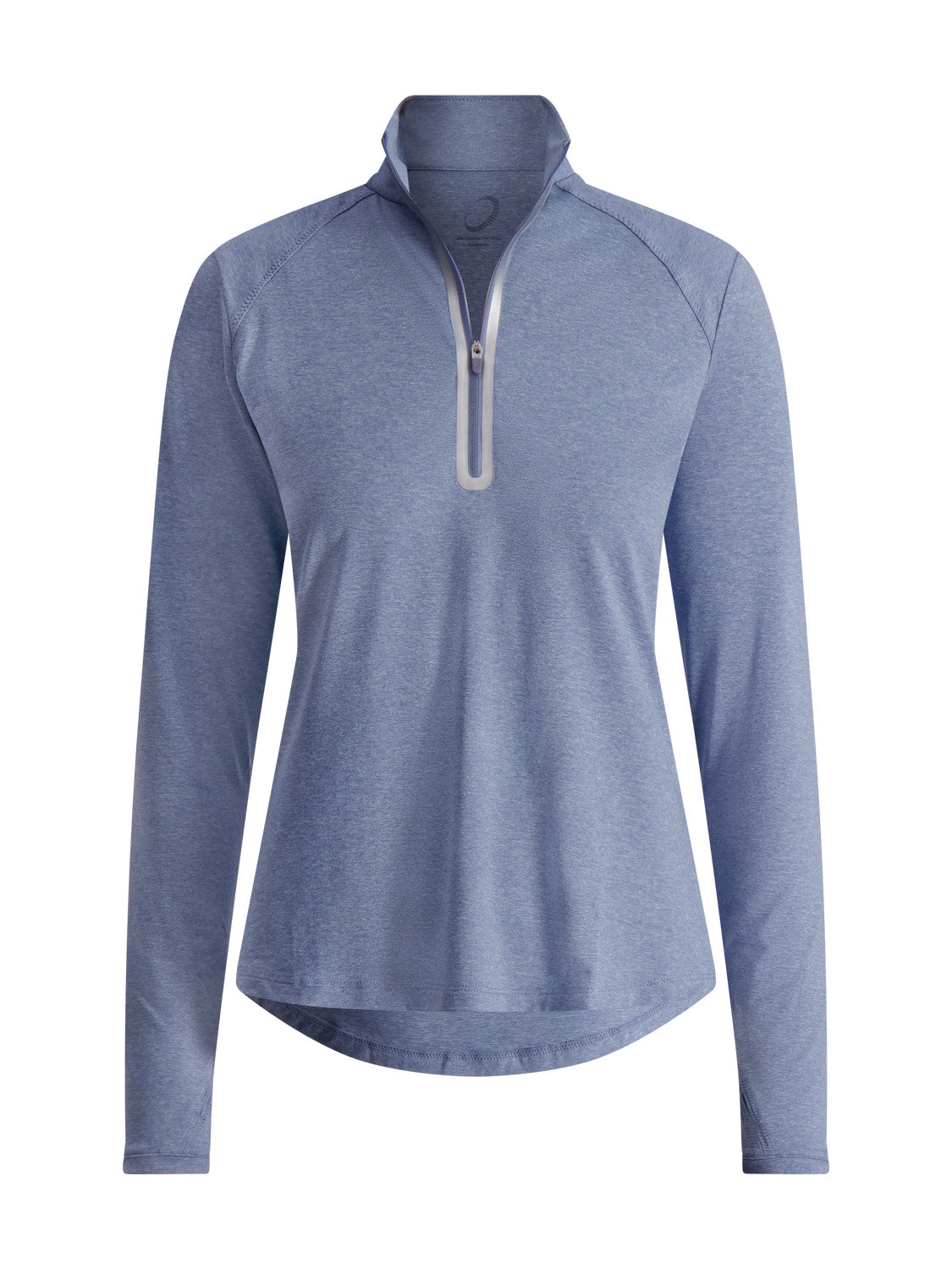 LEA ZIP MOCK - COVE