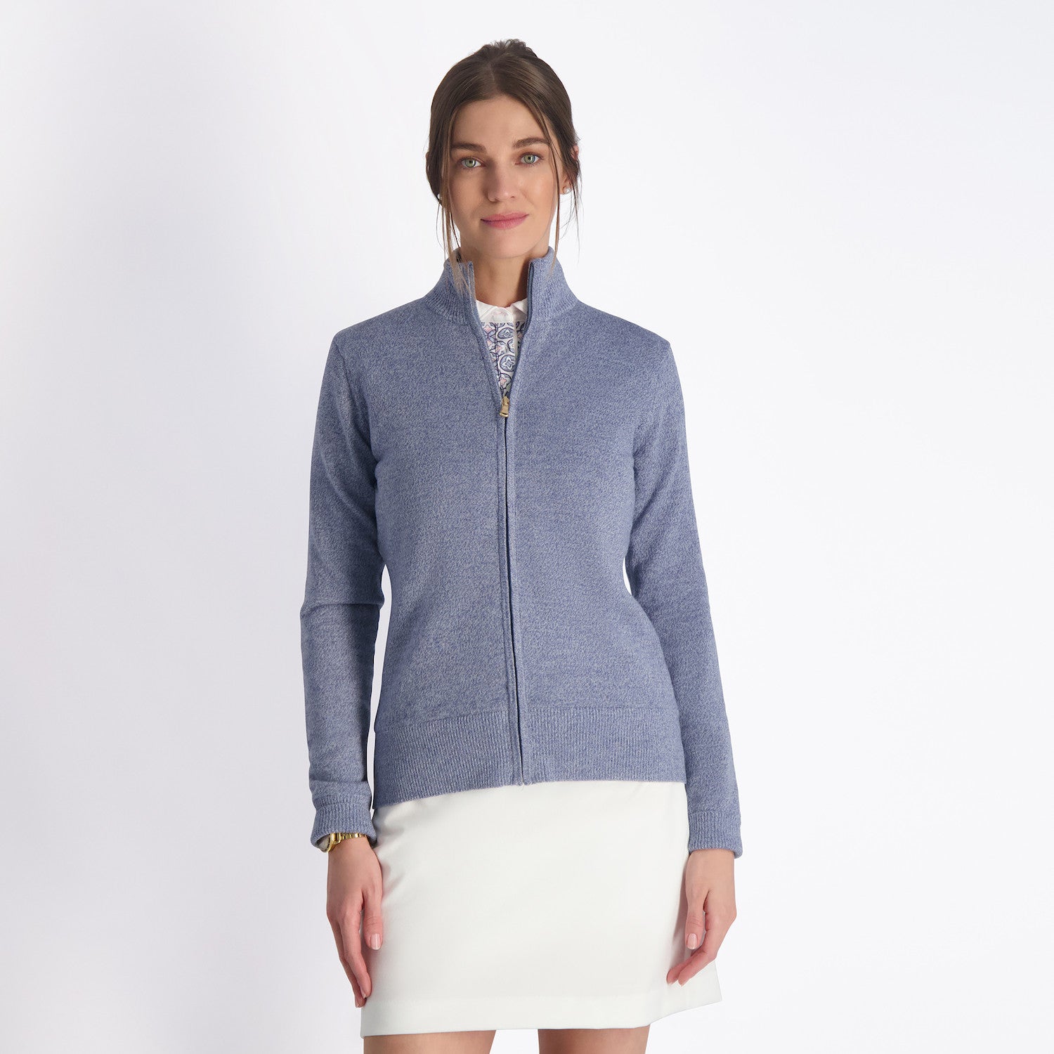 Abbey Merino Windsweater - ASH