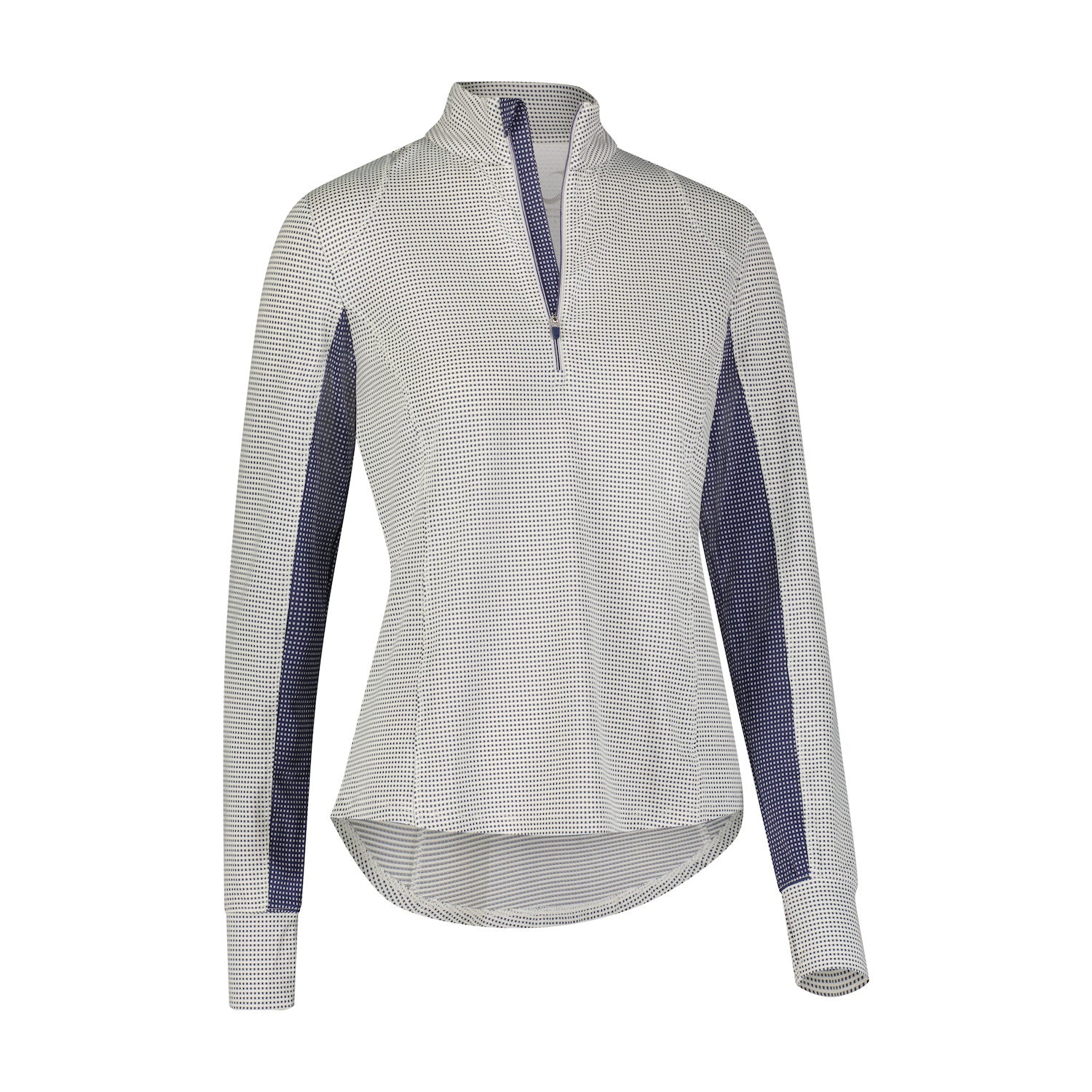 Renae Zip Mock - WHITE/STORM