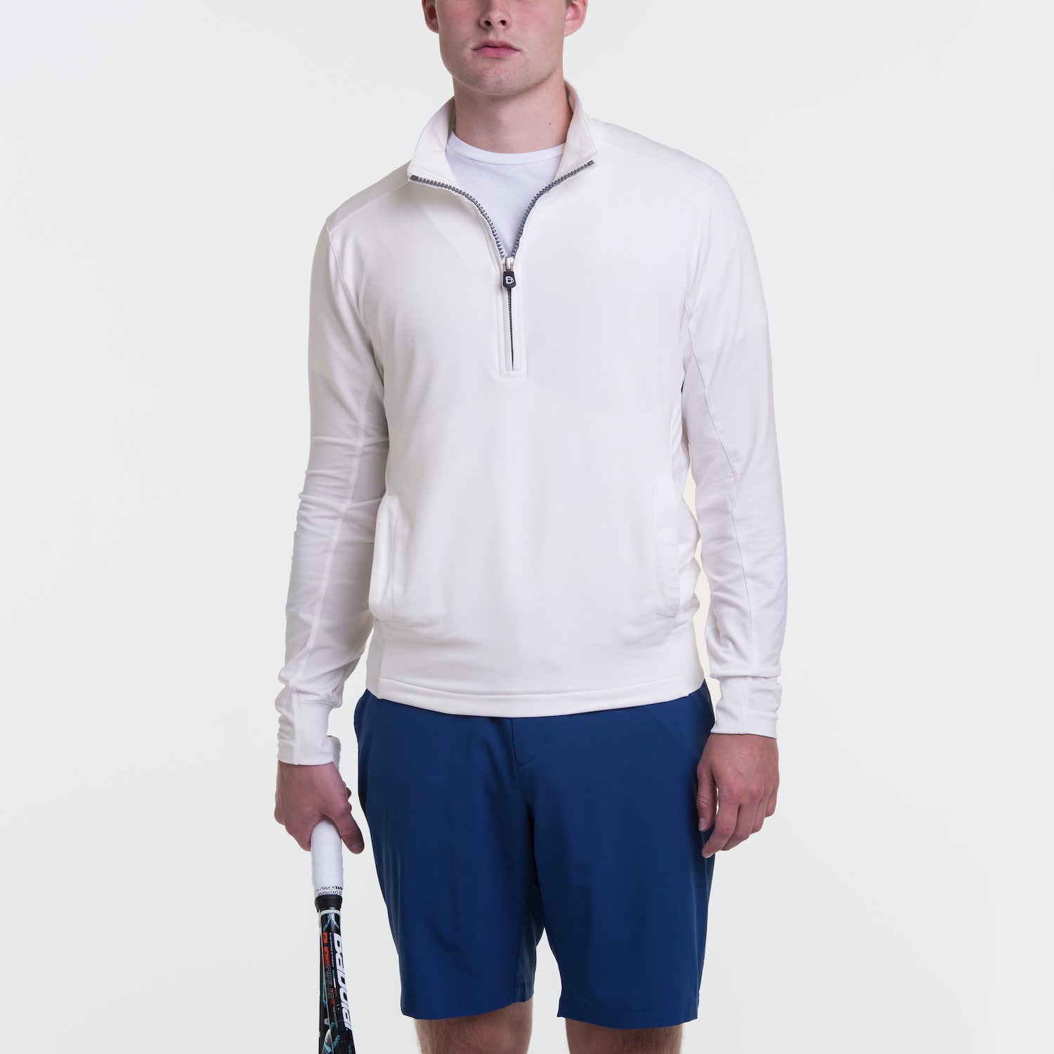 Blair Half Zip - WHITE