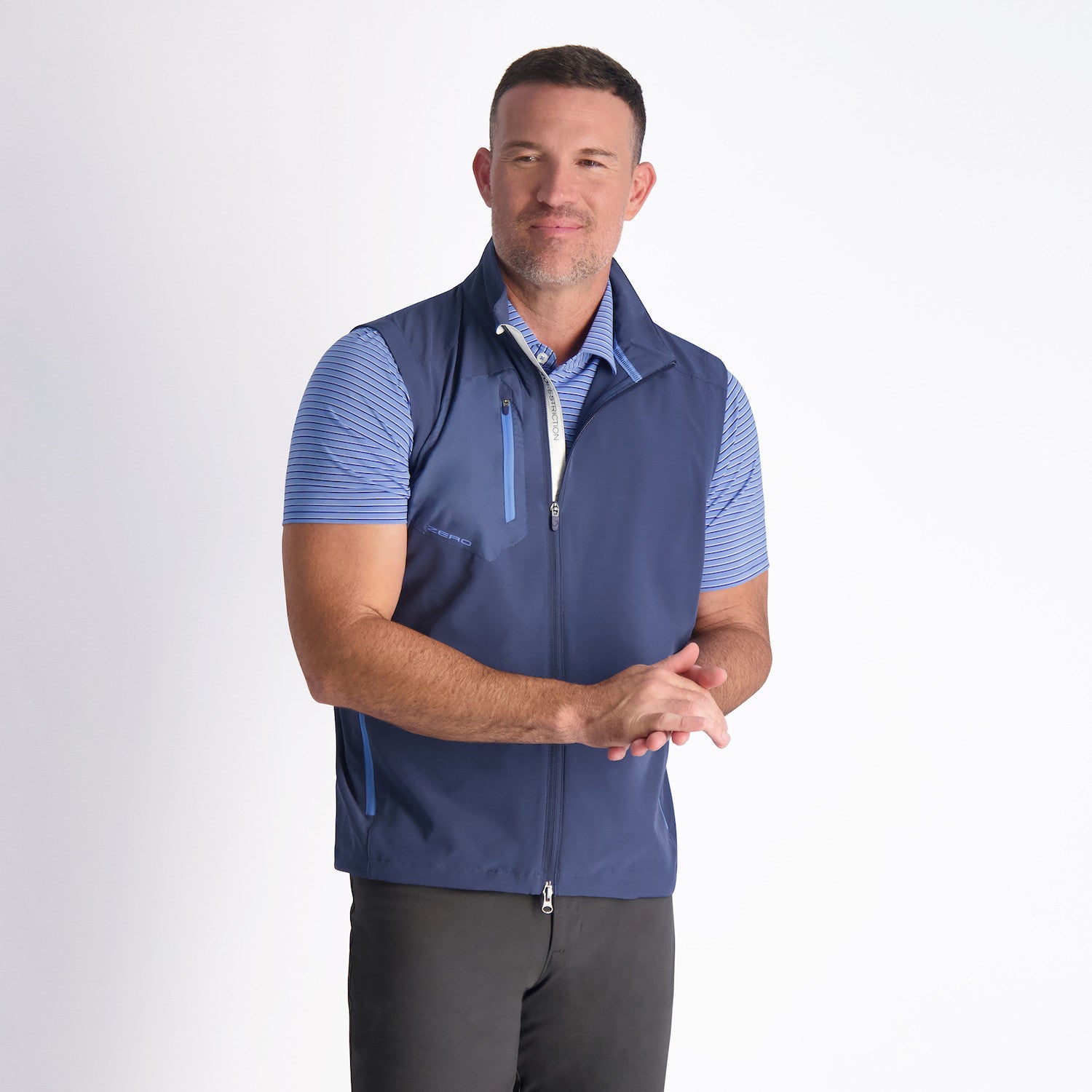 Z700 Full Zip Vest - BLUE INDIGO/MONTAUK