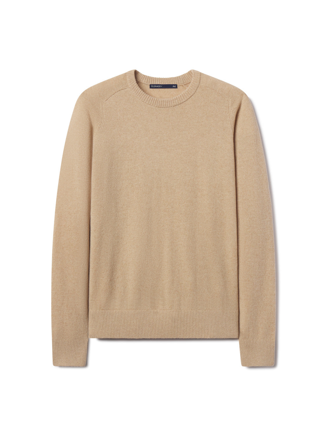 007 Cashmere Crewneck - CAMEL HEATHER