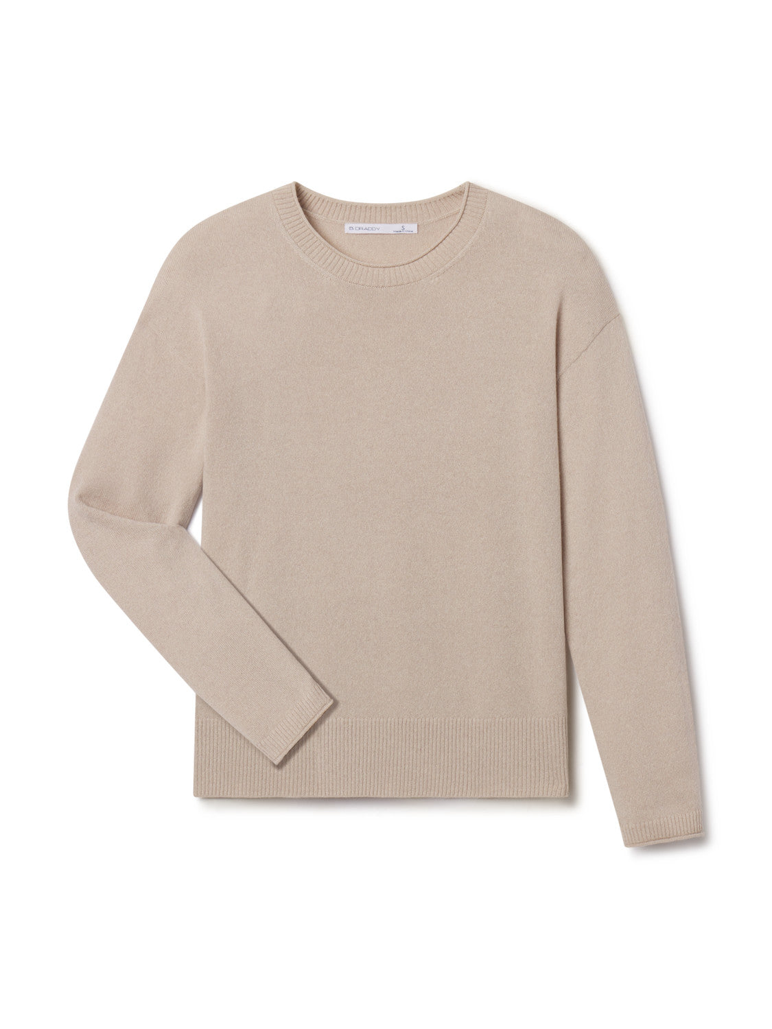 Whitney Cashmere Crew - TOASTED