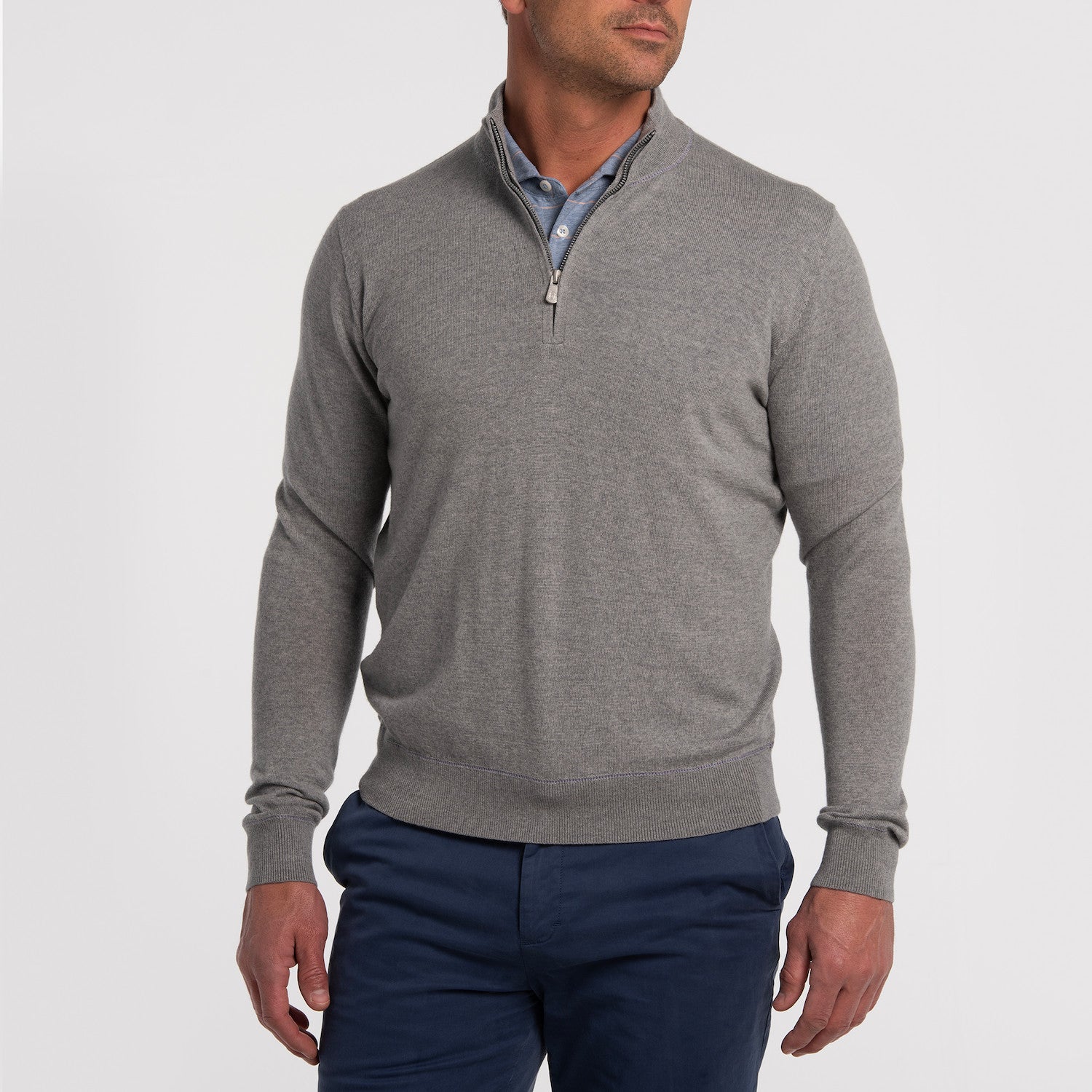 Coop1 4 zip - GREY HEATHER