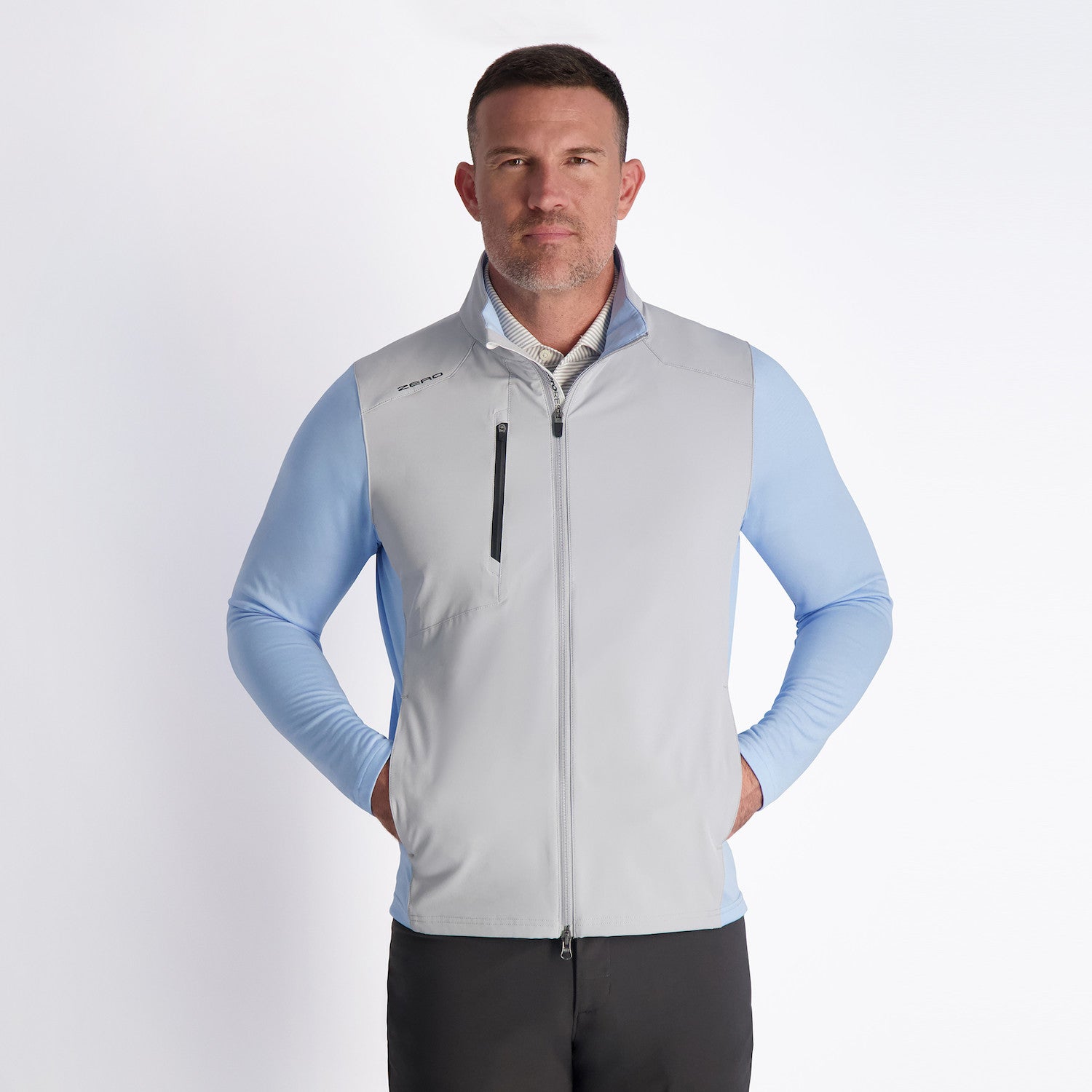 Z710 Full Zip Jacket - METALLIC SILVER/SKYWAY