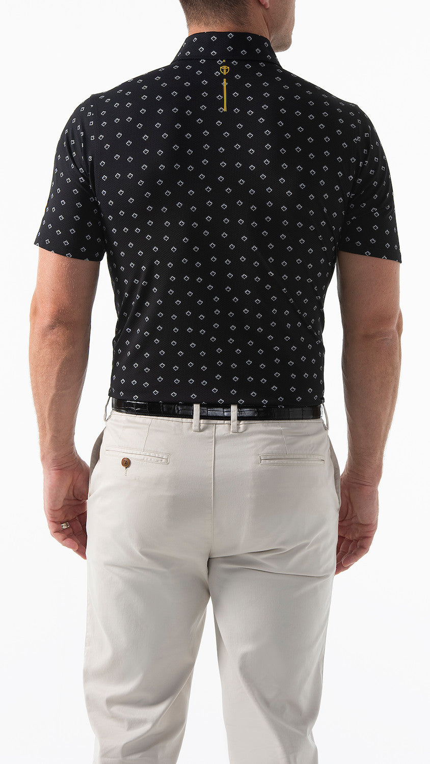 COOL MAPLE LEAF POLO - DARK KNIGHT