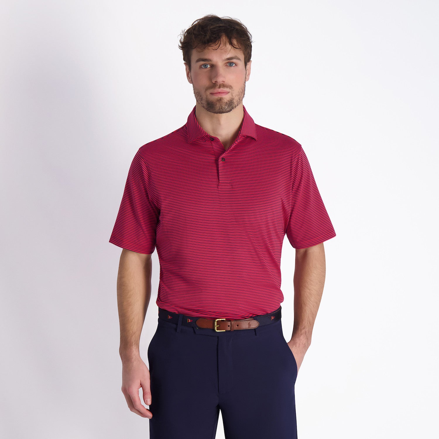 Owens Stripe - CARDINAL/MARINE
