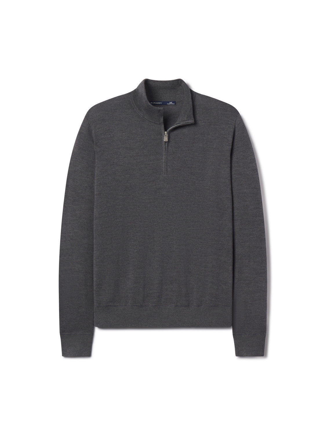 SCHOEN 1/4 ZIP - DARK CHARCOAL HEATHER