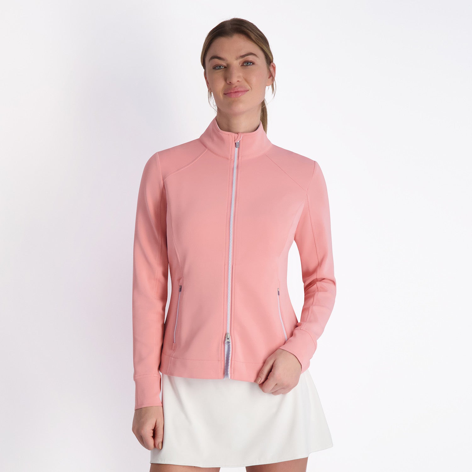 Mikaela Full Zip - ROSEWOOD/CLOUD