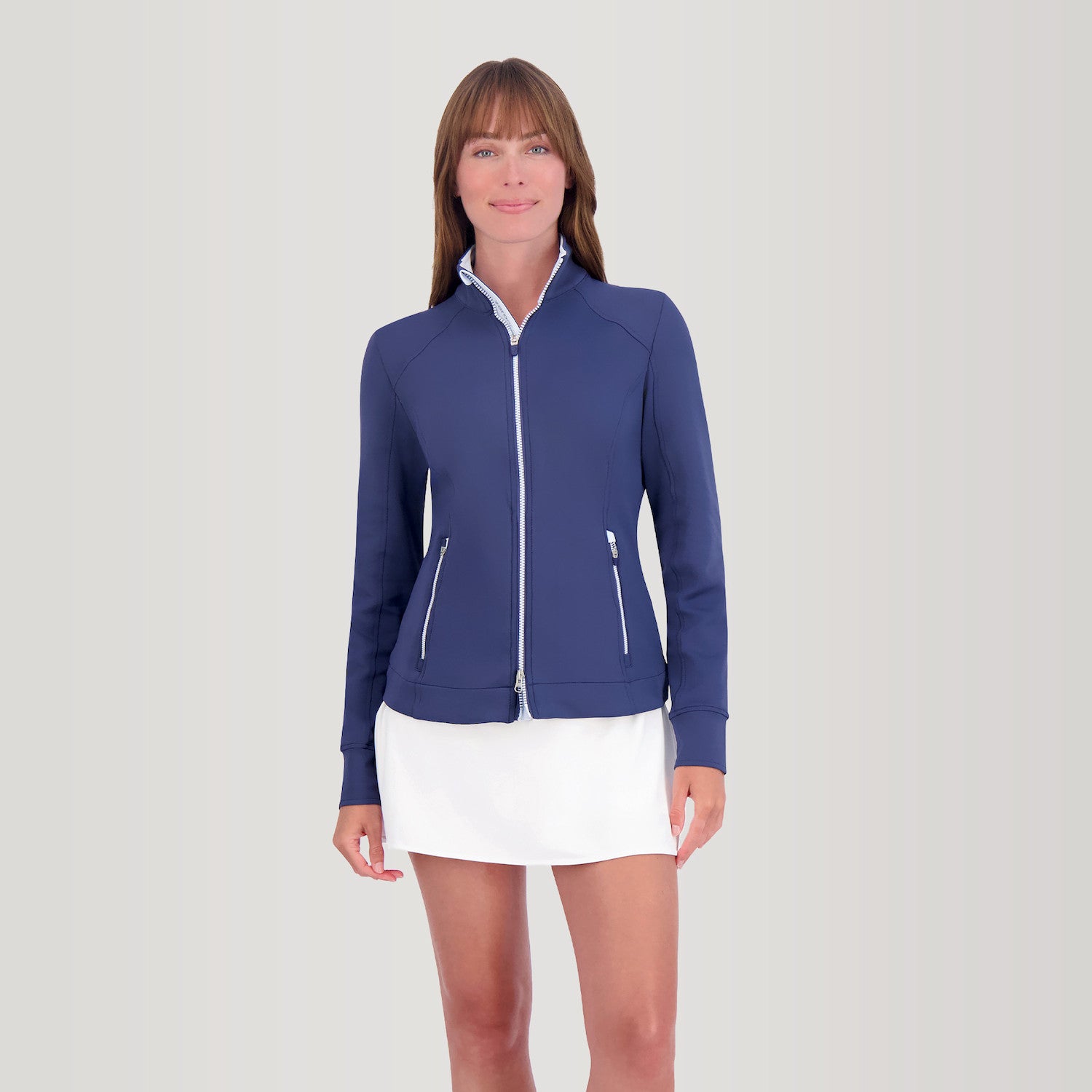 Mikaela Full Zip - STORM/CLOUD