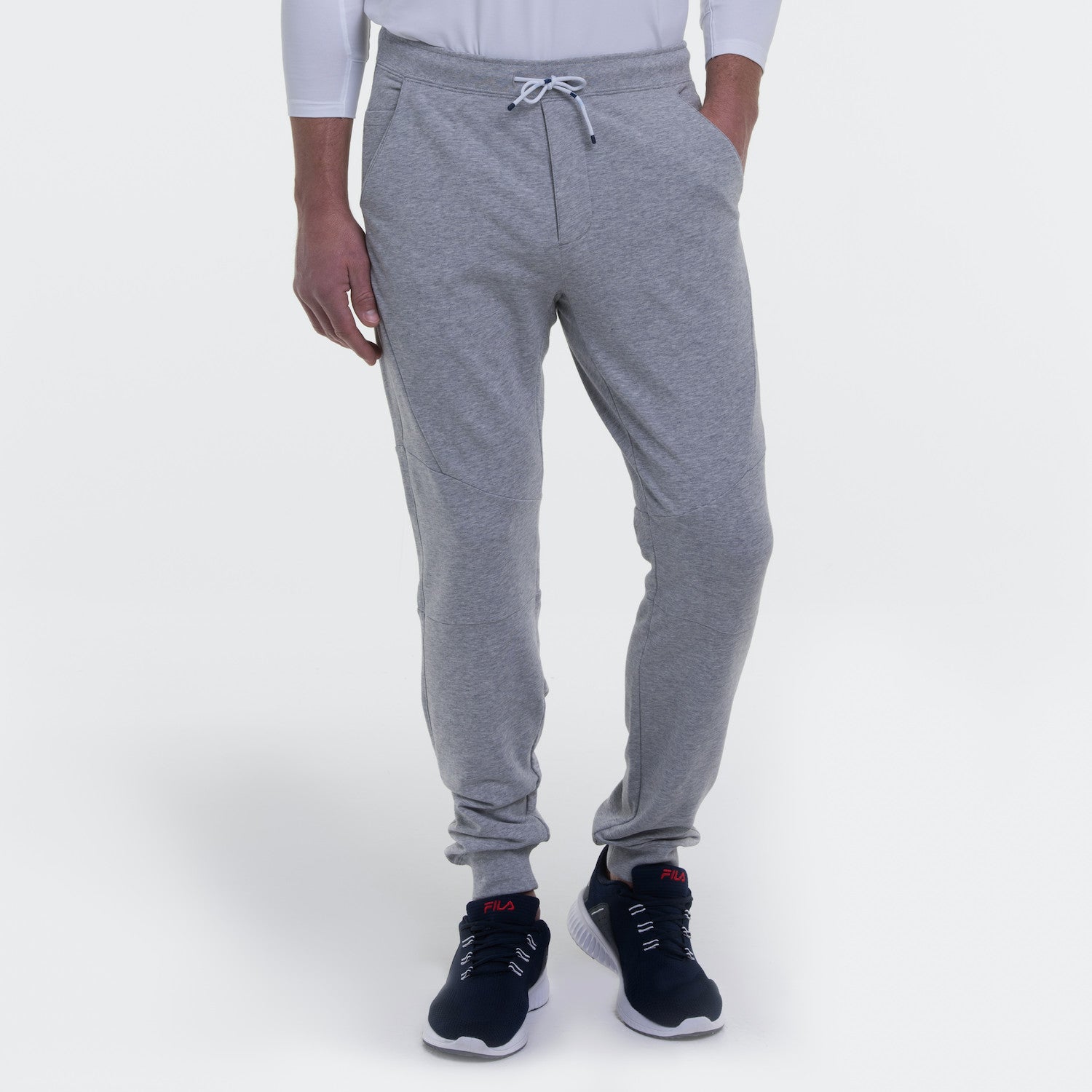 THE RUSS PANT - GREY HEATHER