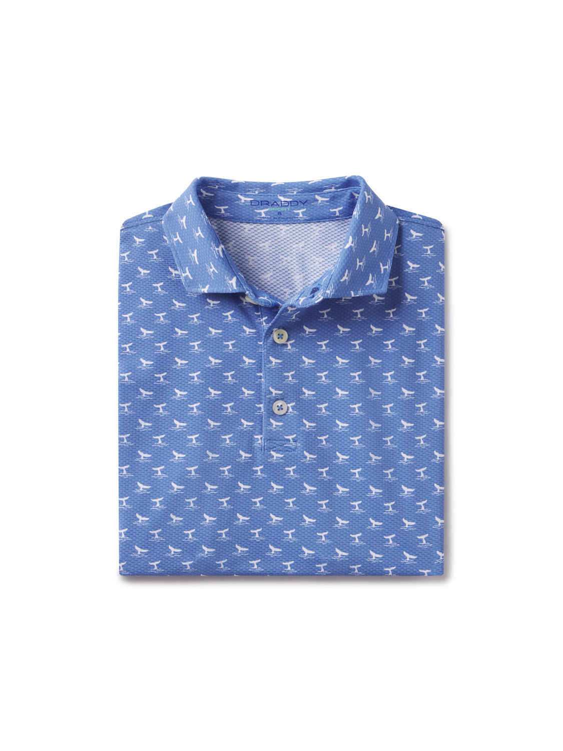 COOL WHALE OF A TAIL POLO - INDIGO
