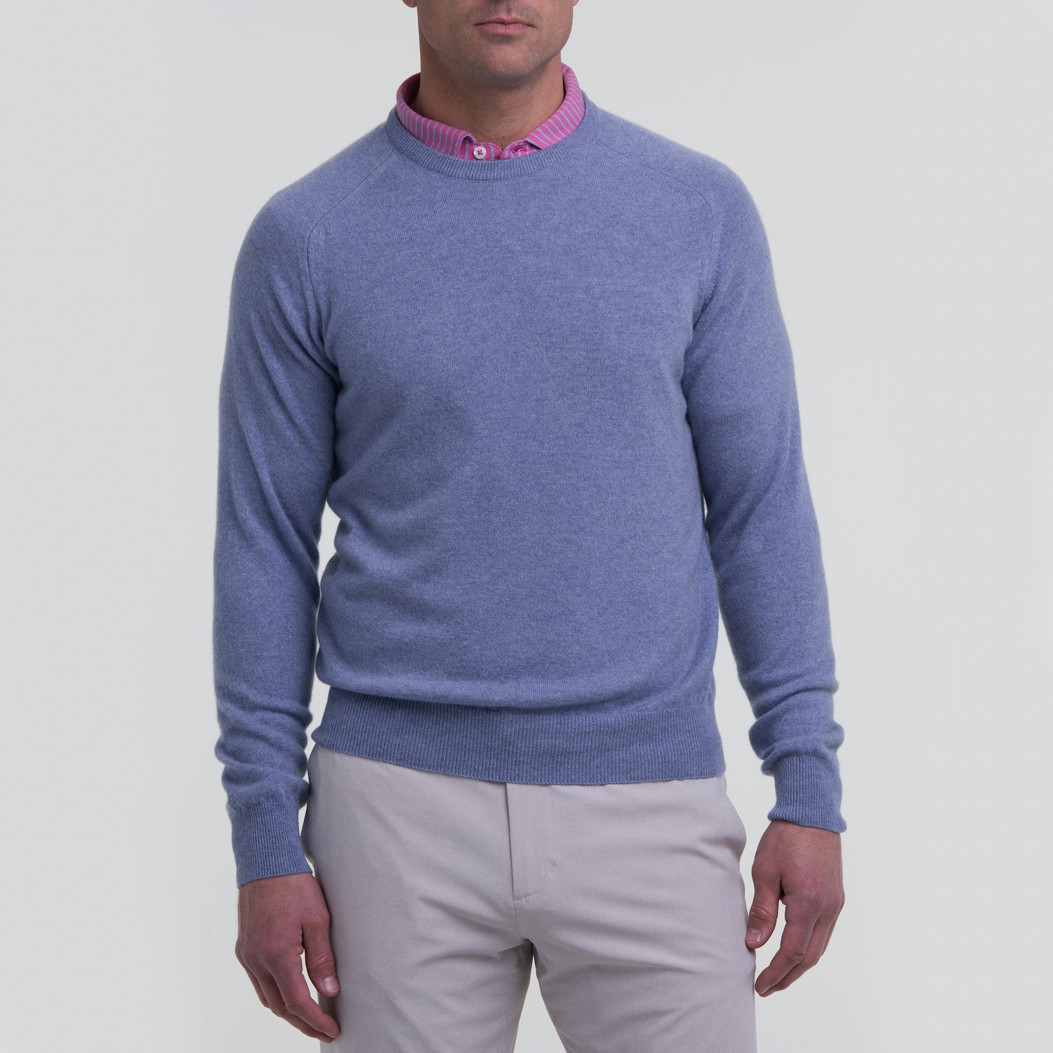 007 Cashmere Crewneck - COLTRANE HEATHER