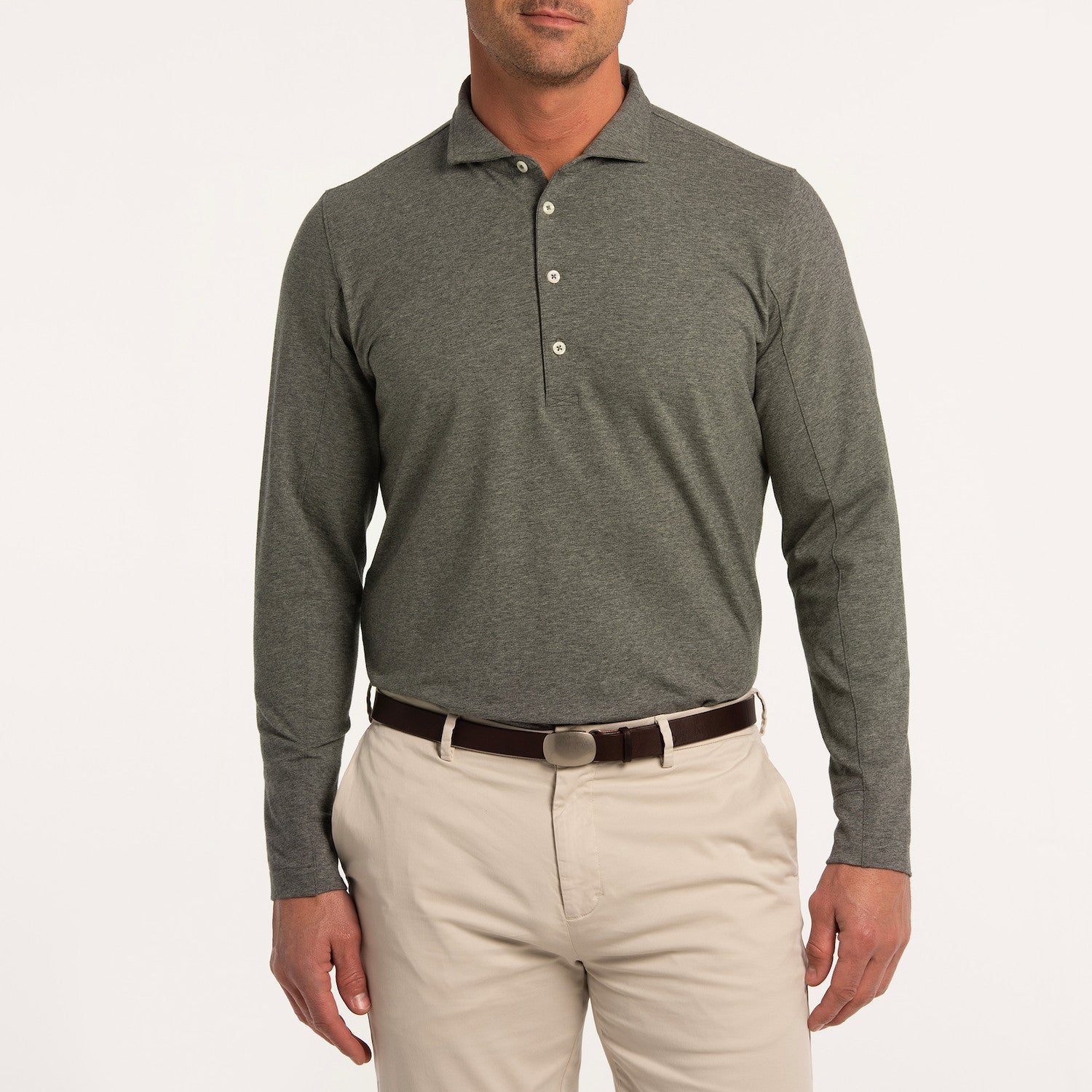 Quinlivan Polo - CHARCOAL HEATHER