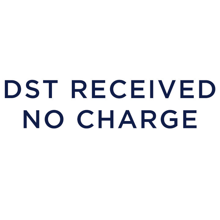 NEW LOGO SETUP FEE - DST RECEIVED NO CHARGE