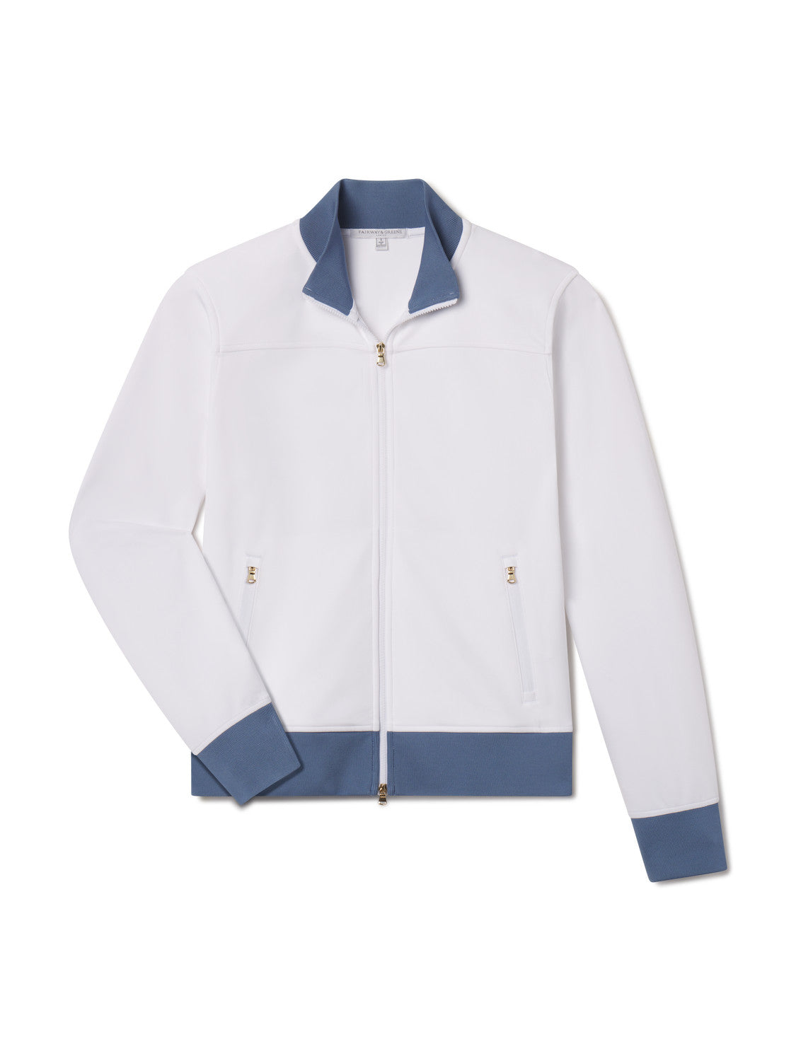CASEY FULL ZIP - WHITE/LOCH