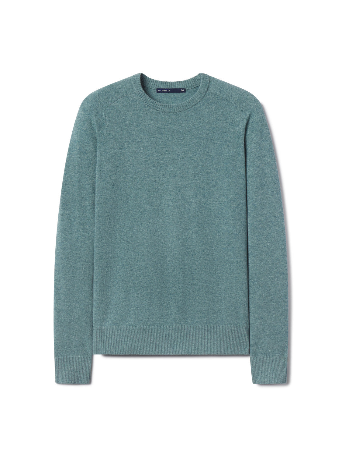 007 Cashmere Crewneck - SEAGREEN HEATHER