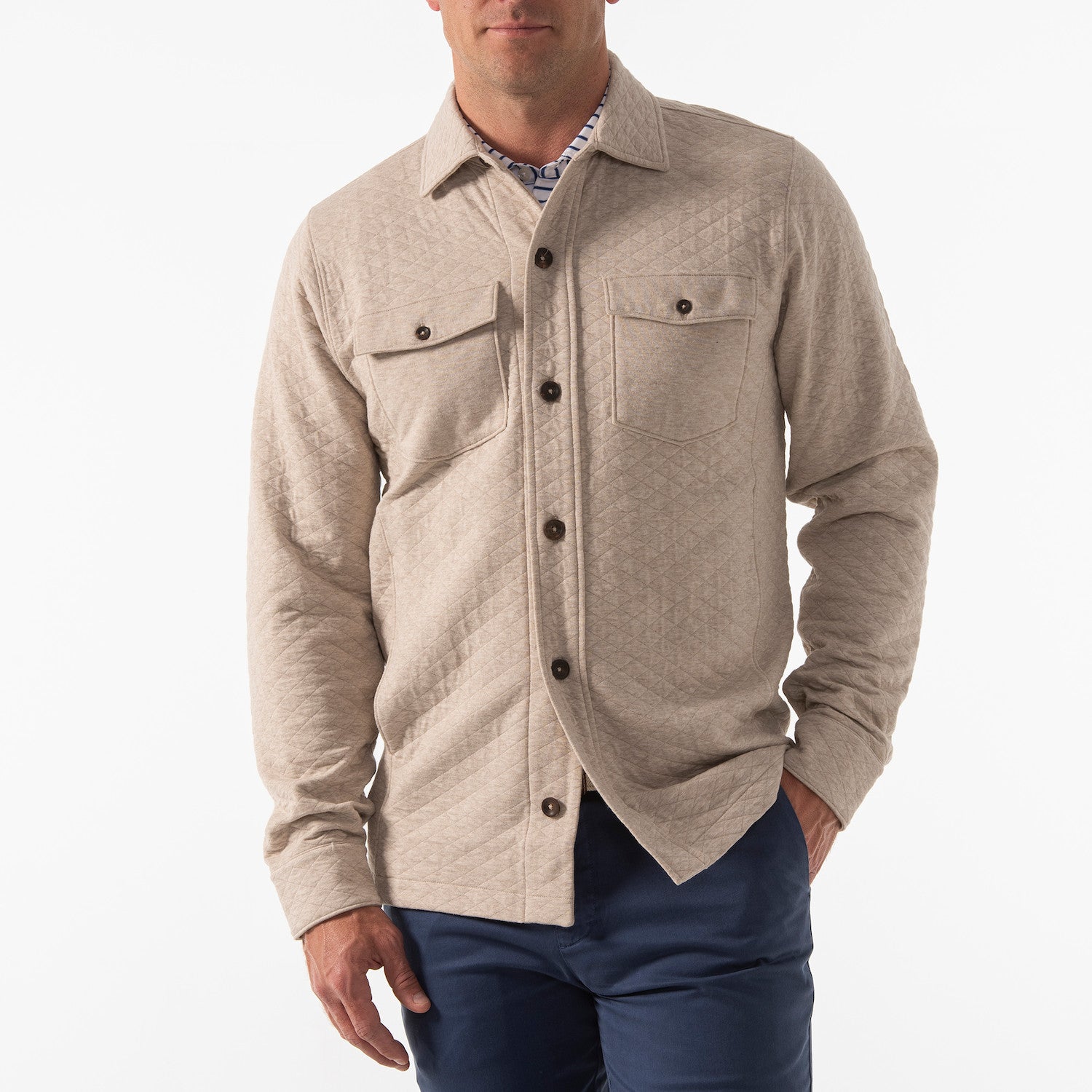 BRADSHAW SHIRT JACKET - OATMEAL